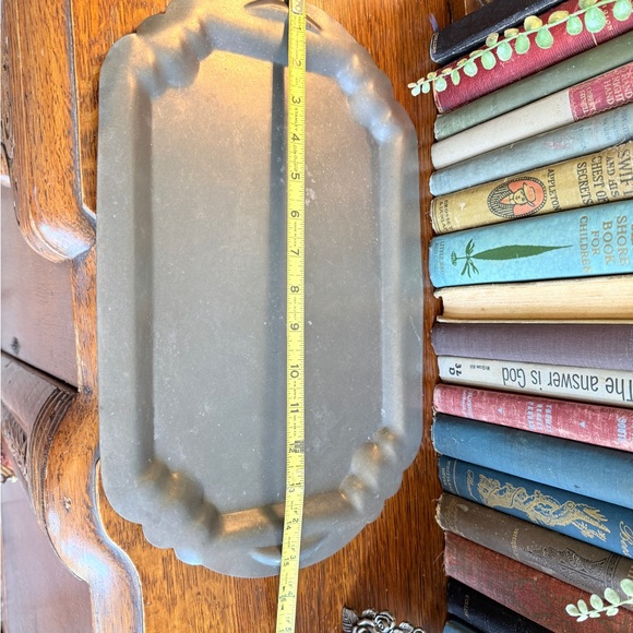 Vintage Pewter Tray Versatile - Picture 12 of 17